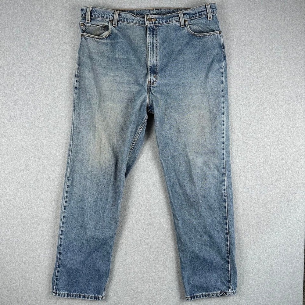 Vintage‎ 90s Levi's 540 Mens Made In USA Blue 42x32 (39x30.5) Distressed Faded